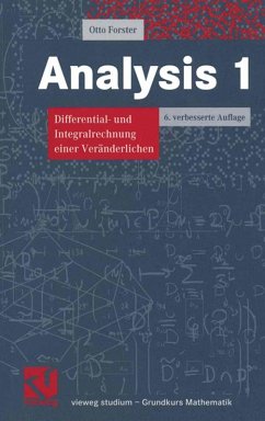 Analysis 1 (eBook, PDF) - Forster, Otto
