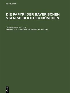 Cover Griechische Papyri (Nr. 45 - 154) (eBook, PDF)