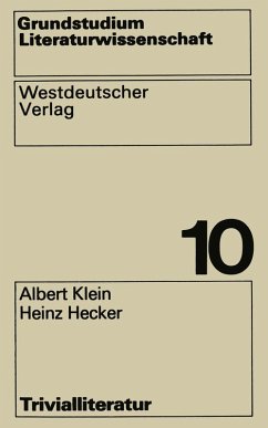 Trivialliteratur (eBook, PDF) - Klein, Albert