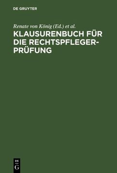 Klausurenbuch für die Rechtspflegerprüfung (eBook, PDF)