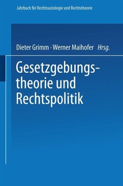 Gesetzgebungstheorie und Rechtspolitik (eBook, PDF)