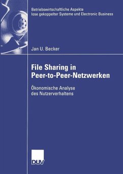 File Sharing in Peer-to-Peer-Netzwerken (eBook, PDF) - Becker, Jan
