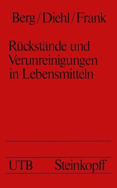 Cover Rückstände und Verunreinigungen in Lebensmitteln (eBook, PDF)