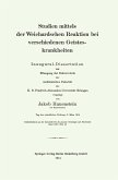 Studien mittels der Weichardschen Reaktion bei verschiedenen Geisteskrankheiten (eBook, PDF)