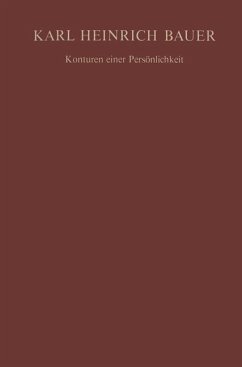 Cover Karl Heinrich Bauer Konturen einer Persönlichkeit (eBook, PDF)