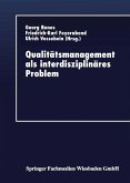 Qualitätsmanagement als interdisziplinäres Problem (eBook, PDF)