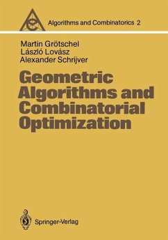 Geometric Algorithms and Combinatorial Optimization (eBook, PDF) - Grötschel, Martin; Lovasz, Laszlo; Schrijver, Alexander