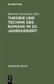 Theorie und Technik des Romans im 20. Jahrhundert (eBook, PDF)