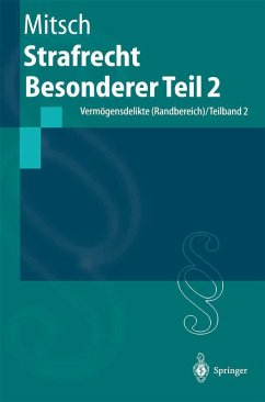 Strafrecht Besonderer Teil 2 (eBook, PDF) - Mitsch, Wolfgang