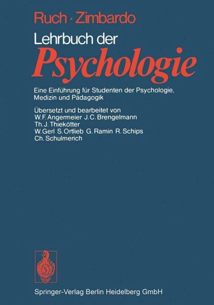 Lehrbuch der Psychologie (eBook, PDF)