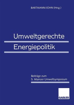 Cover Umweltgerechte Energiepolitik (eBook, PDF)