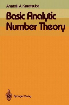 Basic Analytic Number Theory (eBook, PDF) - Karatsuba, Anatolij A.