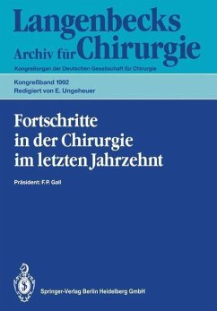 Cover Fortschritte in der Chirurgie im letzten Jahrzehnt (eBook, PDF)