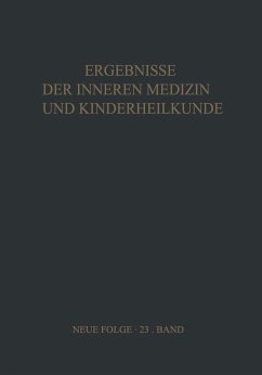 Cover Ergebnisse der Inneren Medizin und Kinderheilkunde (eBook, PDF)