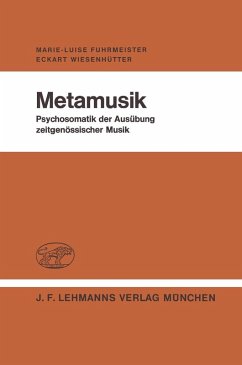 Metamusik (eBook, PDF) - Fuhrmeister, M. -L.; Wiesenhütter, E.