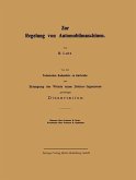 Zur Regelung von Automobilmaschinen (eBook, PDF)