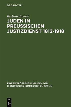 Cover Juden im preußischen Justizdienst 1812-1918 (eBook, PDF)