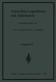 Vierstellige Logarithmen- und Zahlentafeln (eBook, PDF)