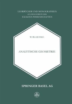 Analytische Geometrie (eBook, PDF) - Blaschke, W.