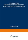 Analyse und Konstitutionsermittlung Organischer Verbindungen (eBook, PDF)