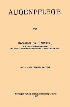 Augenpflege (eBook, PDF) - Elschnig, Anton