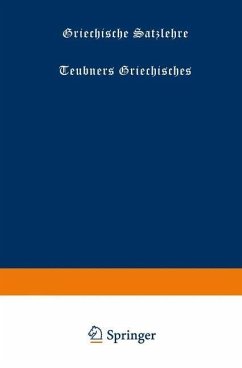 Griechische Satzlehre (eBook, PDF) - Lotz-Krohmann