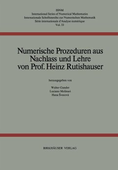 Numerische Prozeduren (eBook, PDF) - Rutishauser, H.