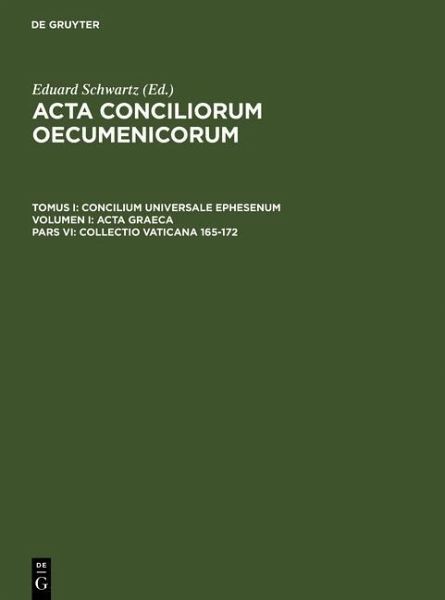 Collectio Vaticana 165-172 (eBook, PDF) Collectio Vaticana 165-172 (eBook, PDF)