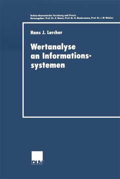 Wertanalyse an Informationssystemen (eBook, PDF) - Lercher, Hans J.