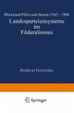 Landesparteiensysteme im Föderalismus (eBook, PDF)
