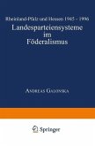 Landesparteiensysteme im Föderalismus (eBook, PDF)