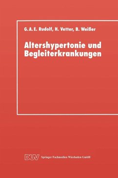 Altershypertonie und Begleiterkrankungen (eBook, PDF) - Rudolf, Gerhard A. E.