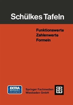Schülkes Tafeln (eBook, PDF) - Wunderling, Helmut; Adelsberger, Hartmut