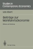 Beiträge zur Wohlfahrtsökonomie (eBook, PDF)