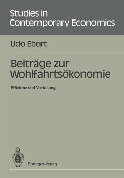 Beiträge zur Wohlfahrtsökonomie (eBook, PDF) - Ebert, Udo
