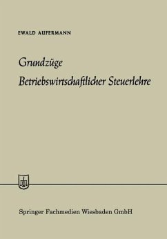 Grundzüge Betriebswirtschaftlicher Steuerlehre (eBook, PDF) - Aufermann, Ewald