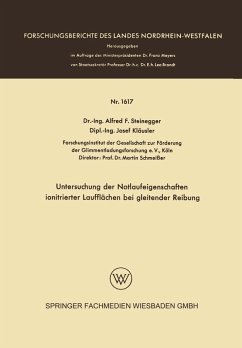 Cover Untersuchung der Notlaufeigenschaften ionitrierter Laufflächen bei gleitender Reibung (eBook, PDF)