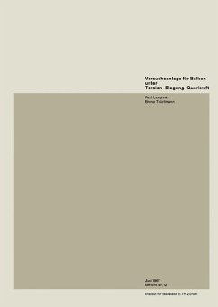Versuchsanlage für Balken unter Torsion - Biegung - Querkraft (eBook, PDF) - Lampert