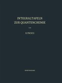 Integraltafeln zur Quantenchemie (eBook, PDF)