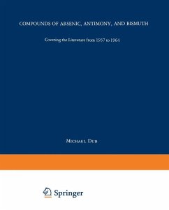 Compounds of Arsenic, Antimony, and Bismuth (eBook, PDF)