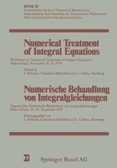Numerical Treatment of Integral Equations / Numerische Behandlung von Integralgleichungen (eBook, PDF) - Albrecht; Collatz