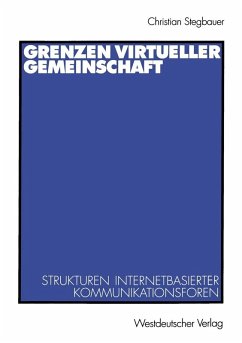 Grenzen virtueller Gemeinschaft (eBook, PDF) - Stegbauer, Christian