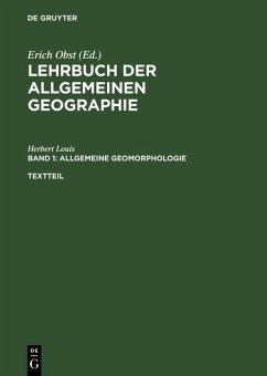 Allgemeine Geomorphologie (eBook, PDF) - Louis, Herbert