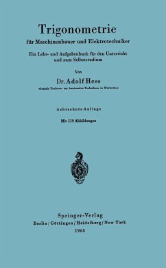 Trigonometrie für Maschinenbauer und Elektrotechniker (eBook, PDF) - Hess, Adolf