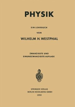 Physik (eBook, PDF) - Westphal, Wilhelm Heinrich