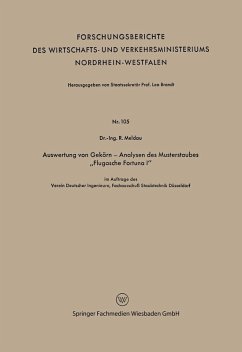 Cover Auswertung von Gekörn - Analysen des Musterstaubes 