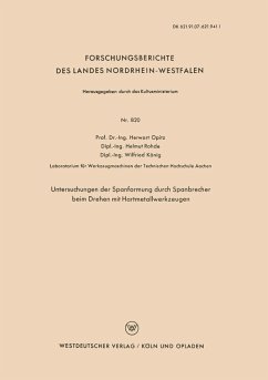 Cover Untersuchungen der Spanformung durch Spanbrecher beim Drehen mit Hartmetallwerkzeugen (eBook, PDF)