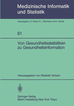Von Gesundheitsstatistiken zu Gesundheitsinformation (eBook, PDF) Cover Von Gesundheitsstatistiken zu Gesundheitsinformation (eBook, PDF)