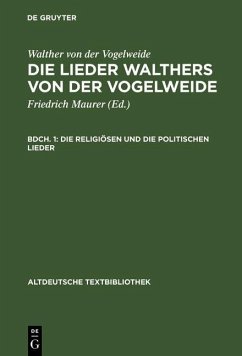 Die religiösen und die politischen Lieder (eBook, PDF) Cover Die religiösen und die politischen Lieder (eBook, PDF)