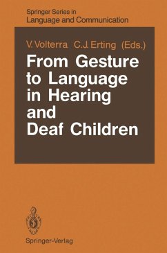 Cover From Gesture to Language in Hearing and Deaf Children (eBook, PDF)
